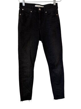 AYR The Chiller Eclipse Skinny Jeans Raw Hem Ankle Women's Size W25 L26